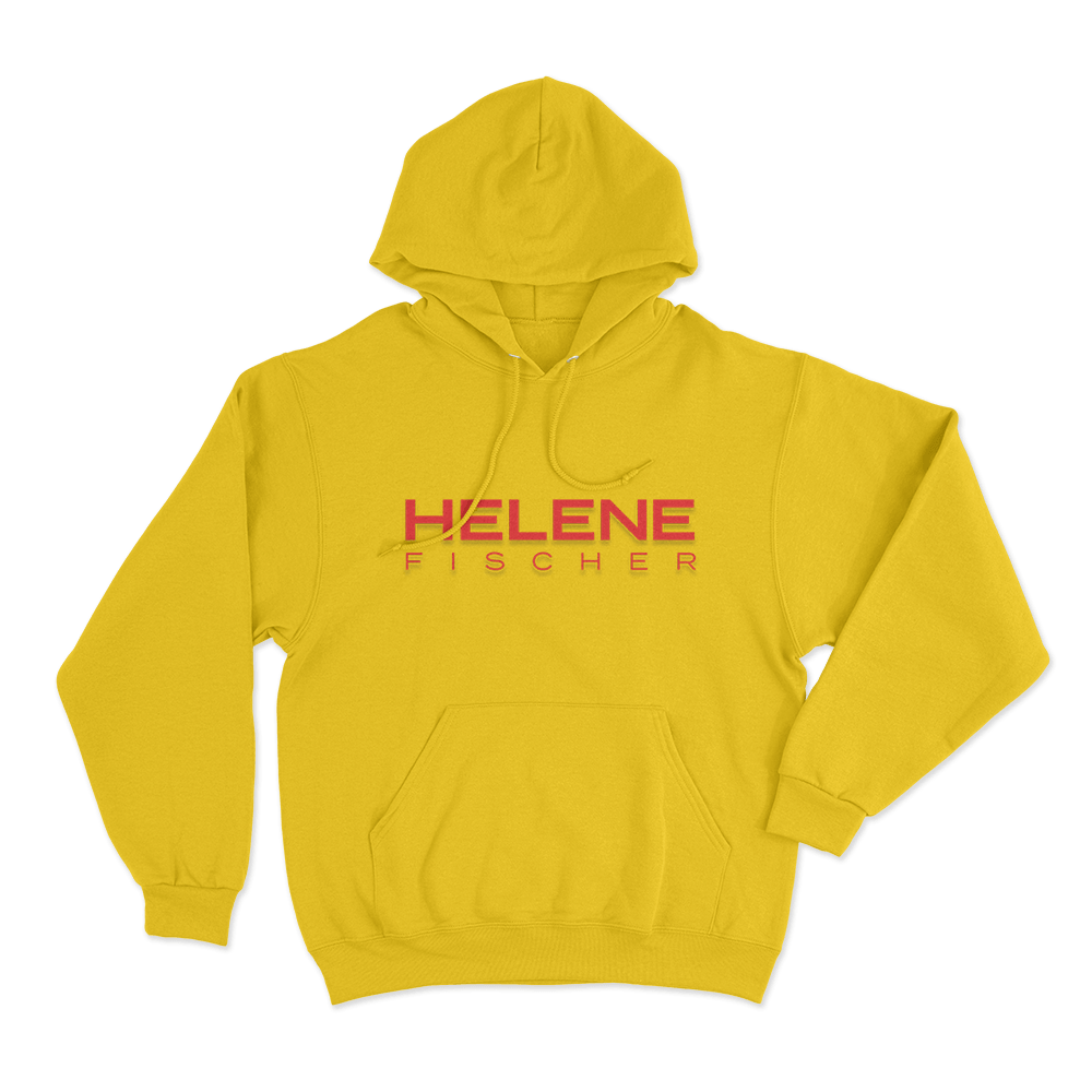 Helene Fischer Logo Unisex Hoodie Yellow Helene Fischer Logo Unisex Hoodie Yellow