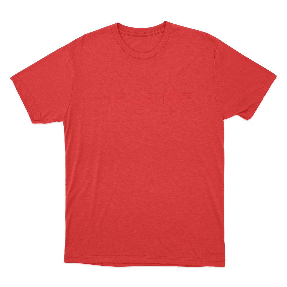 Helene Fischer Logo Unisex T Shirt Red Helene Fischer Logo Unisex T Shirt Red