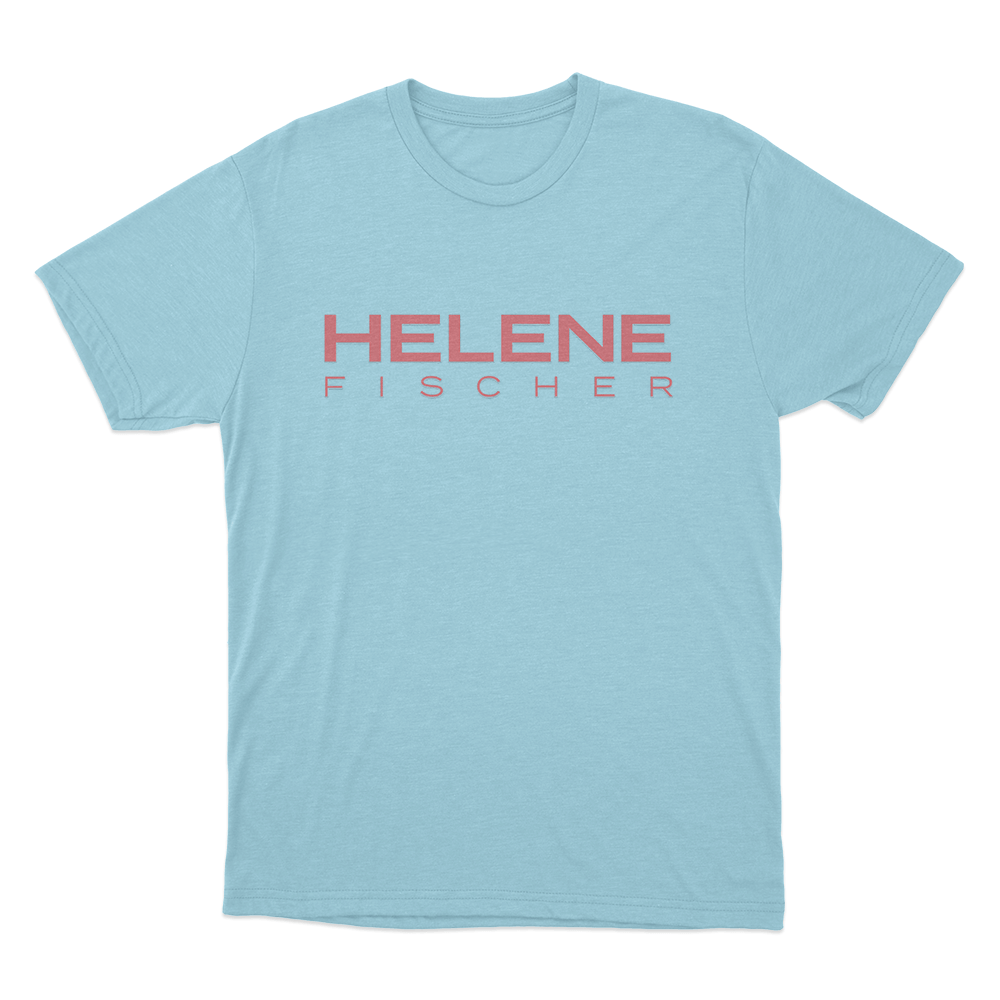 Helene Fischer Logo Unisex T Shirt Sky Blue Helene Fischer Logo Unisex T Shirt Sky Blue