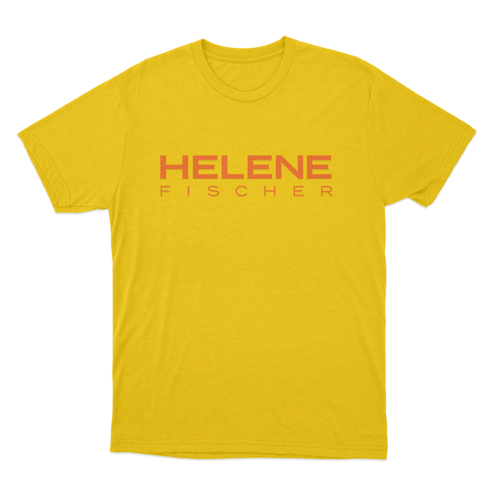 Helene Fischer Logo Unisex T Shirt Yellow Helene Fischer Logo Unisex T Shirt Yellow